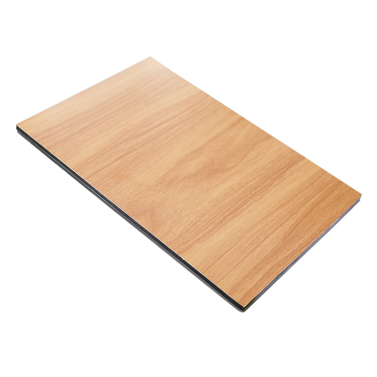 Panel komposit aluminium biji kayu ek